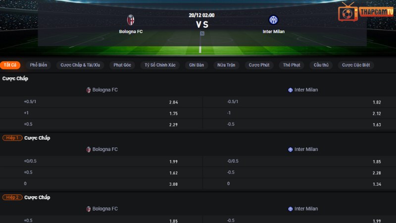 Bologna vs Inter